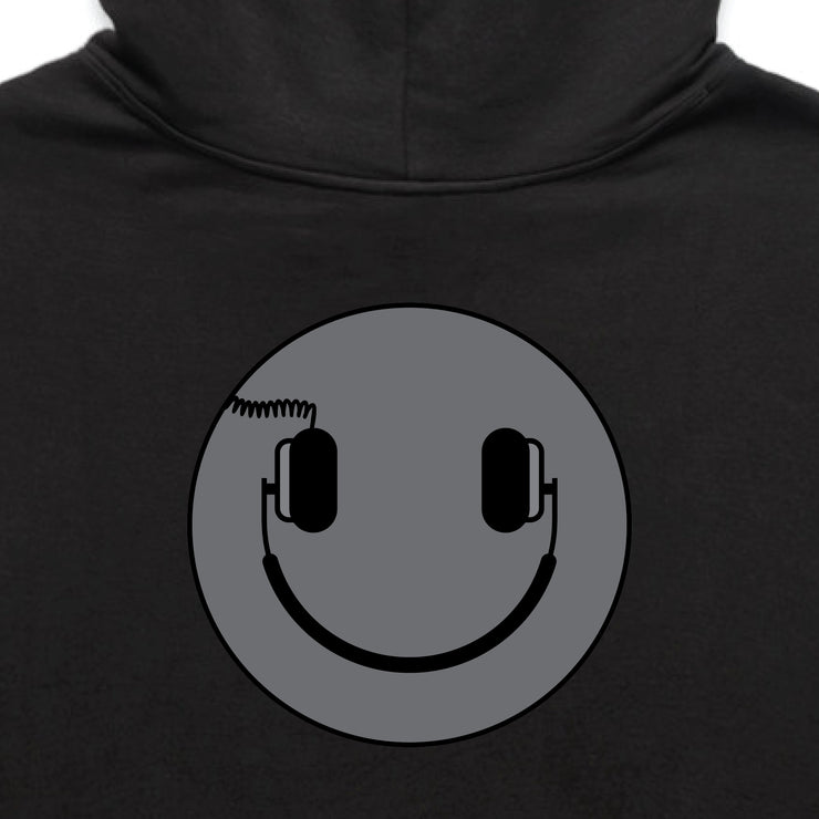 Black Smiley Hoodie